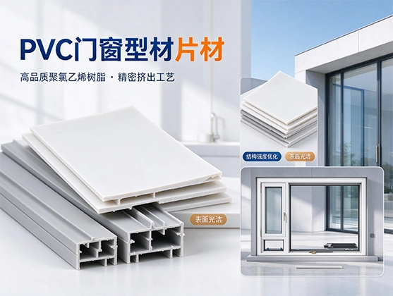 PVC门窗型材片材_挤出成型建材_PVC型材片厂家