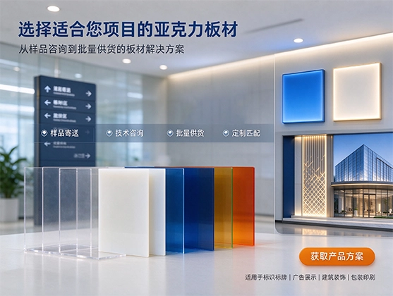 亚克力标识牌板材_高透彩色PMMA有机玻璃_标识标牌专用板材