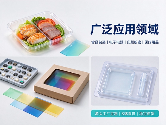 PET彩色片材_食品级PET彩色塑料片_源头工厂定制加工