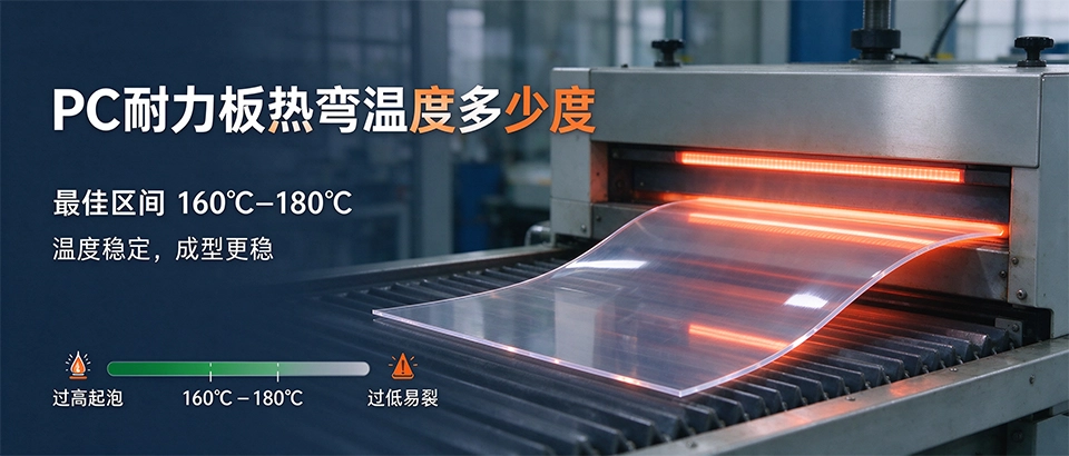 PC耐力板热弯温度多少度