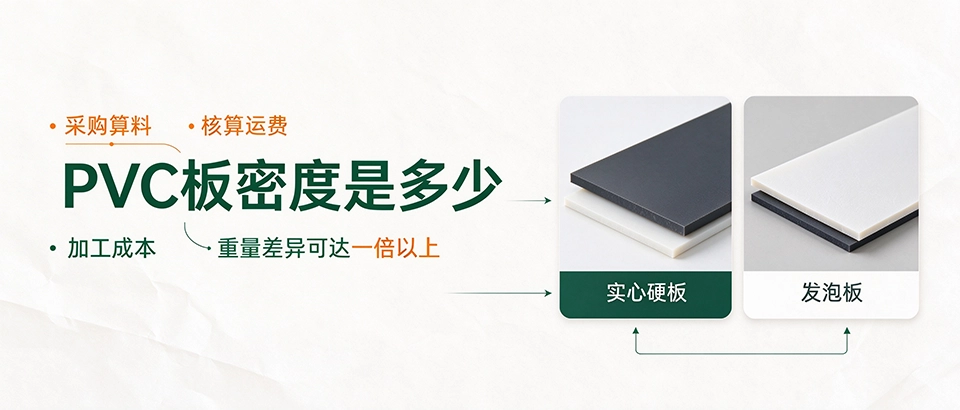 PVC板密度是多少