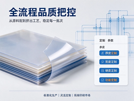 PVC印刷级片材_高平整度PVC印刷片材源头厂家