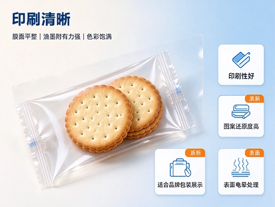OPP饼干包装薄膜_食品包装膜_OPP薄膜厂家定制