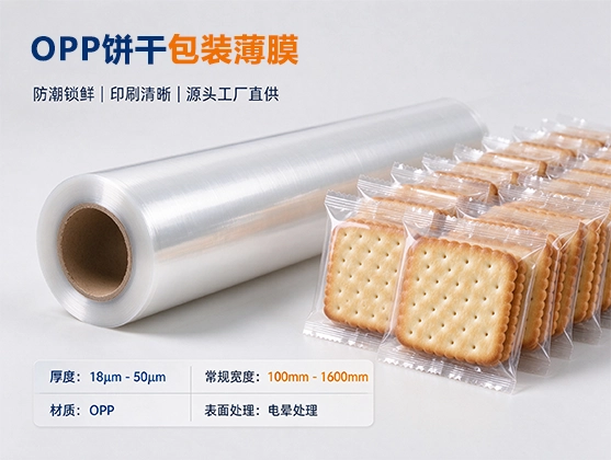 OPP饼干包装薄膜_食品包装膜_OPP薄膜厂家定制