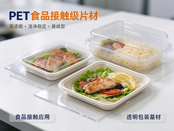 PET食品接触级片材_食品级PET片材_PET片材源头工厂直销
