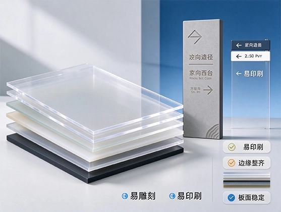 亚克力指示牌板材_广告标识板材_亚克力板材厂家定制