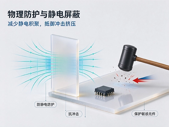 PS电子产品包装板材_防静电抗冲击_PS片材源头工厂定制