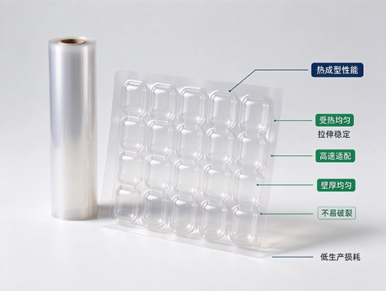 PVC医药包装吸塑片材_药用PVC硬片_医药包装卷材源头厂家