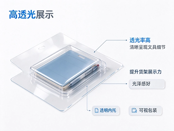 PP文具包装片材_透明环保PP片_文具吸塑包装盒材料