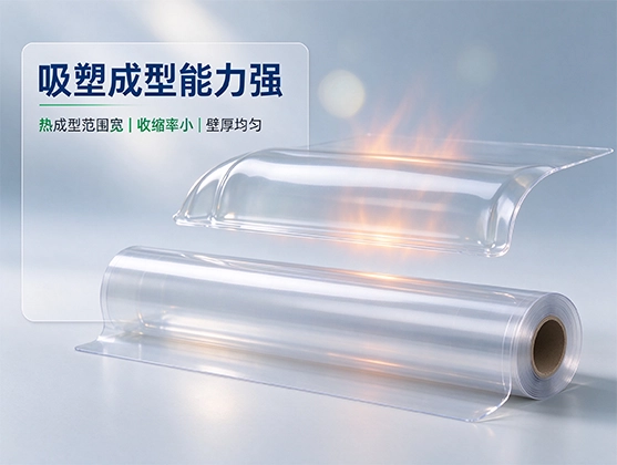 PET吸塑包装片材_食品级环保吸塑材料_源头工厂定制