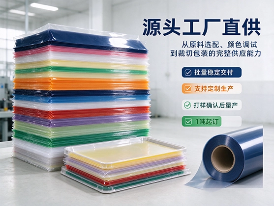PVC彩色硬片_透明/实色PVC片材_源头工厂直销