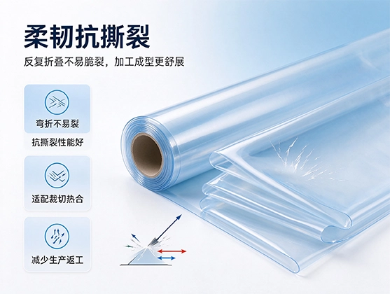 PVC雨披薄膜_防水柔韧PVC薄膜_PVC薄膜厂家定制