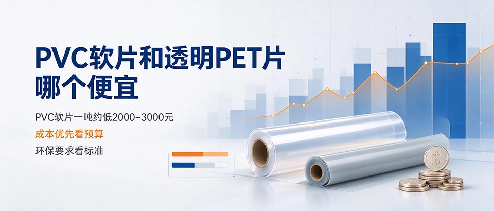 PVC软片和透明PET片哪个便宜 PVC软片和透明PET片哪个便宜