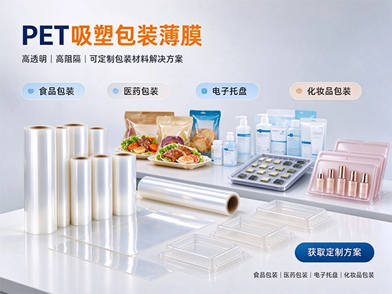 PET吸塑包装薄膜_高透明食品级PET片材_源头工厂定制