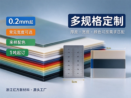 PP彩色片材_食品级包装级印刷级定制_源头工厂直供