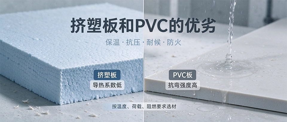 挤塑板和PVC的优劣 挤塑板和PVC的优劣