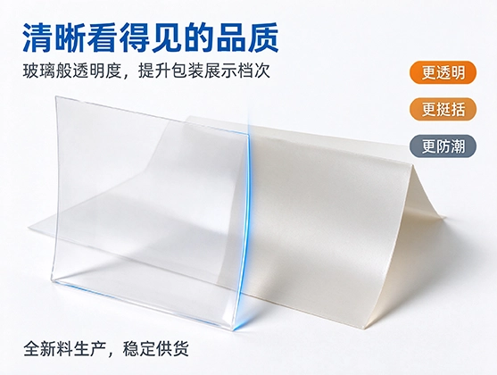 OPP透明包装片材_食品级高透明度_源头工厂批发