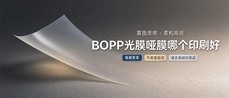 BOPP光膜哑膜哪个印刷好