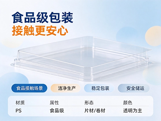 PS蛋糕盒片材_食品级包装_PS片材厂家直销定制