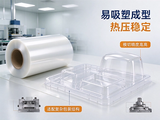 PET化妆品包装片材_高透明食品级PET卷材_PET透明片材厂家