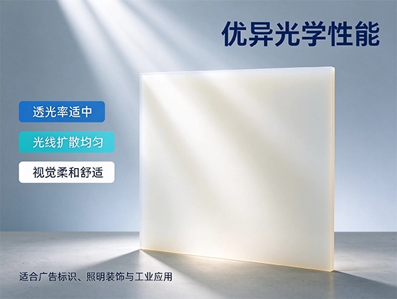 亚克力乳白板_高透光漫反射_源头工厂直供