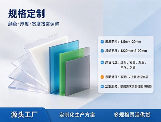 PC耐力板板材_聚碳酸酯实心板_PC耐力板板材厂家定制
