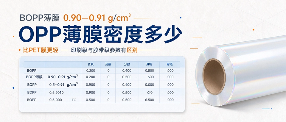 OPP薄膜密度多少 OPP薄膜密度多少