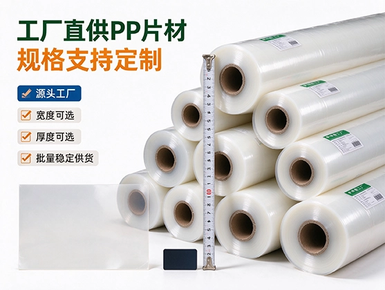 PP食品盒片材_食品级PP片材厂家_餐盒打包盒片材直供