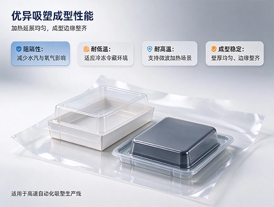 PET吸塑包装薄膜_高透明食品级PET片材_源头工厂定制