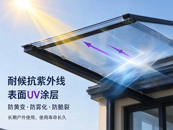 PC阳光房耐力板_高透光抗冲击板材_PC耐力板厂家