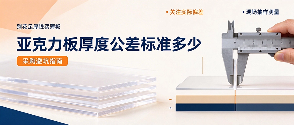 亚克力板厚度公差标准多少