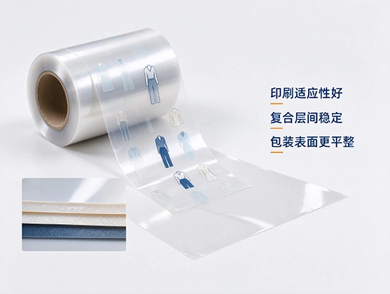 OPP服装包装薄膜_BOPP双向拉伸聚丙烯膜_服装包装膜生产厂家