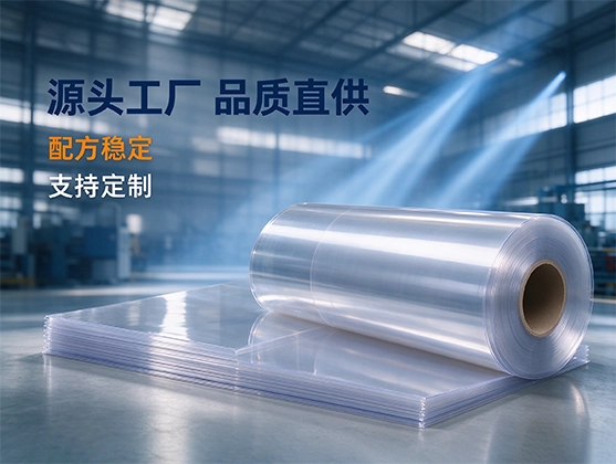 PVC折盒片材_透明PVC胶片_吸塑包装硬片_浙江源头工厂定制