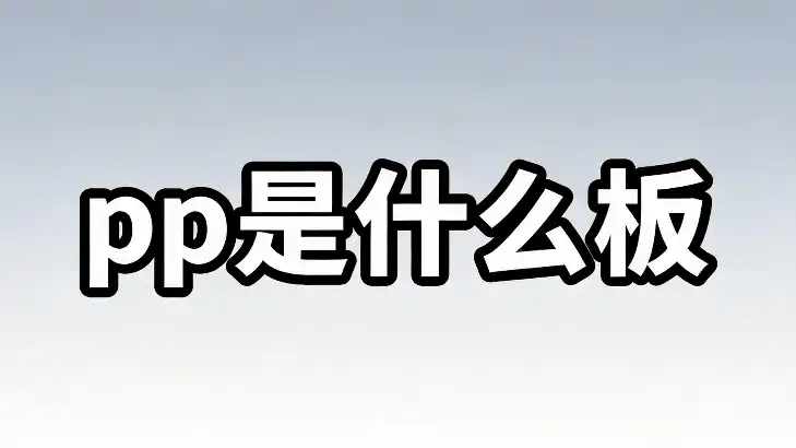 pp是什么板