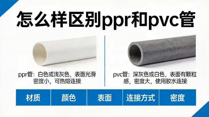 怎么样区别ppr和pvc管