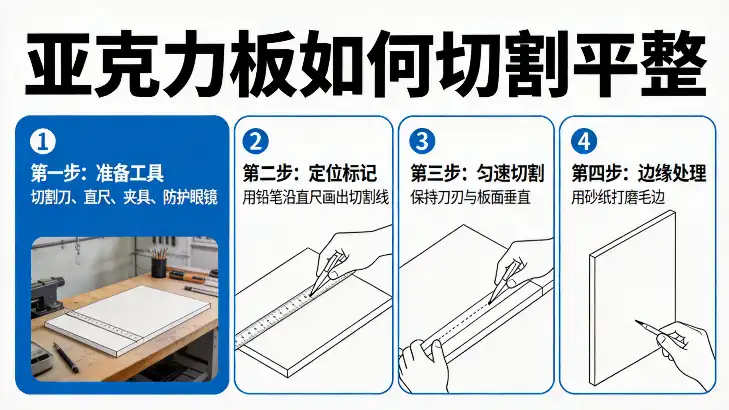 亚克力板如何切割平整