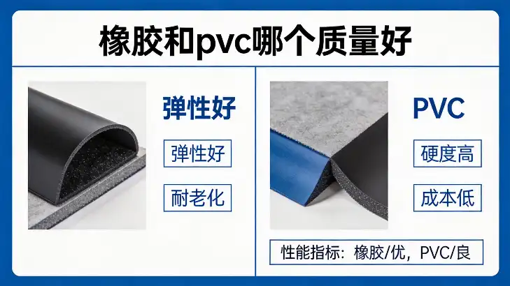 橡胶和pvc哪个质量好