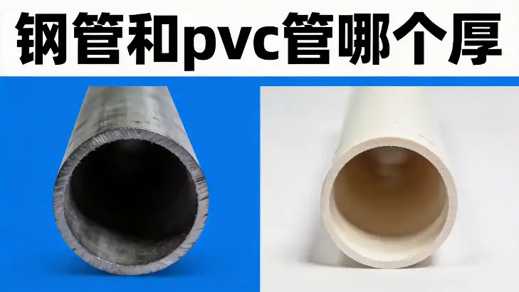 钢管和pvc管哪个厚