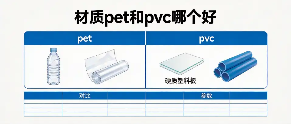 材质PET和PVC哪个好｜选型对比与避坑要点