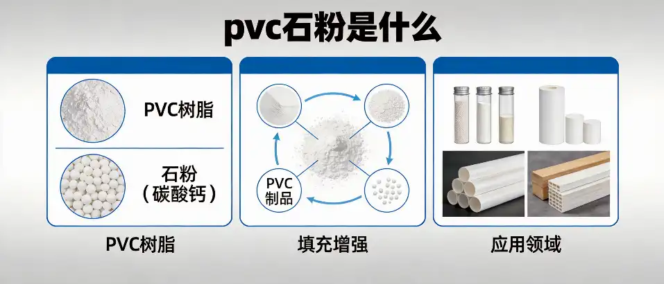 PVC石粉是什么｜填充料选型与配方降本核心技巧