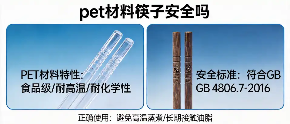 PET材料筷子安全吗-选型辨别与使用禁忌