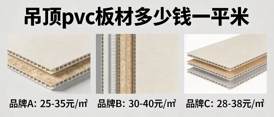 吊顶PVC板材多少钱一平米｜从厚度到品牌全价位选型指南