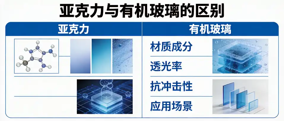 亚克力与有机玻璃的区别｜浇铸与挤出选型辨别方法